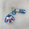 Cartoon rabbit keychain, Rabbit Year key figurine pendant Application Scenario